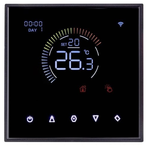 【电地暖】彩屏手机远程款(暗装)